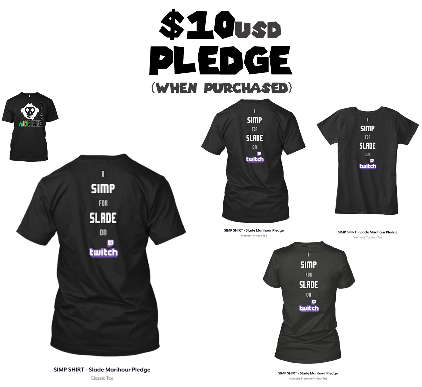 Pledge Merch
